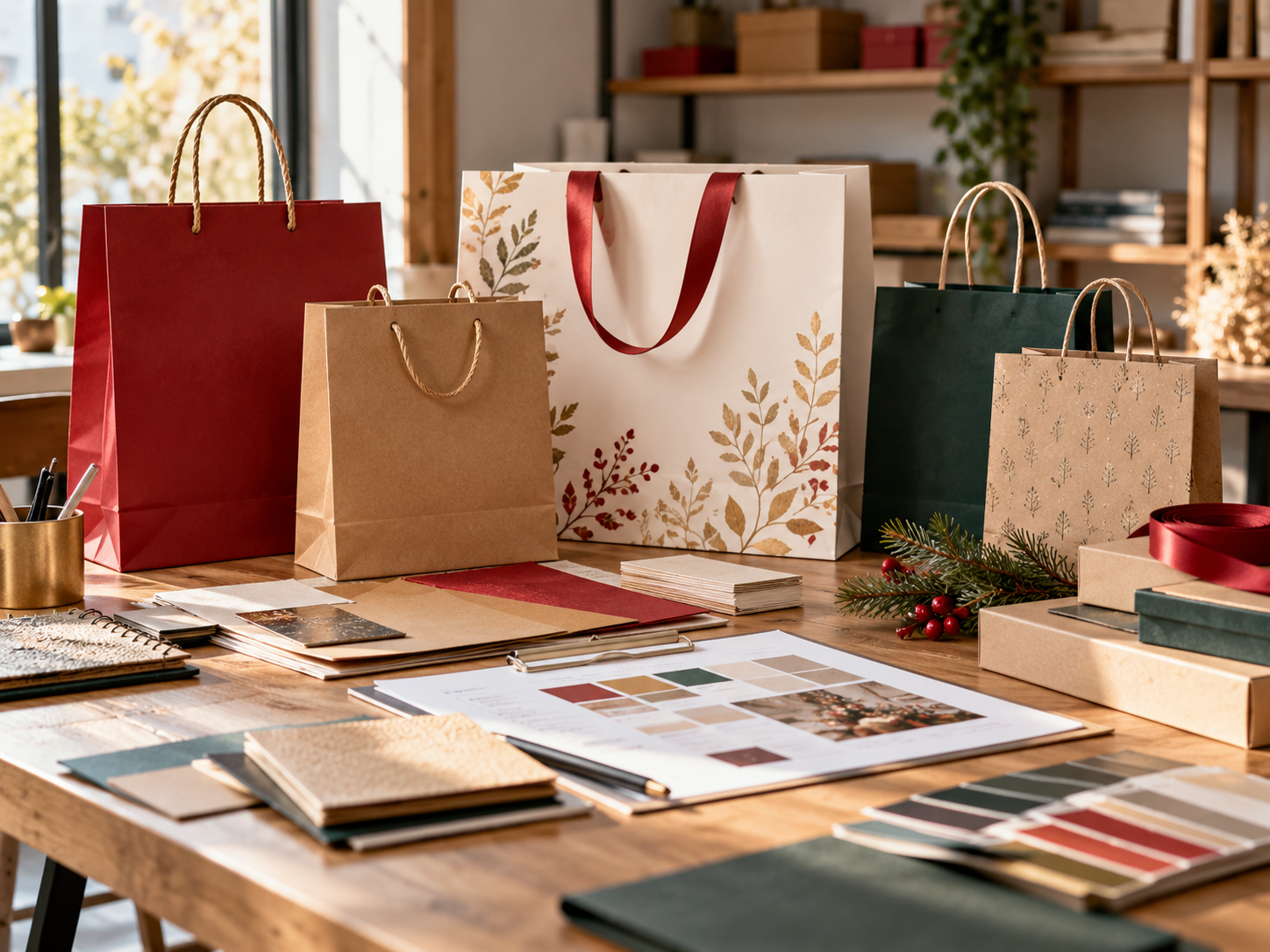 Bolsas personalizadas para Navidad: cuándo pedirlas y cómo planificar tu campaña